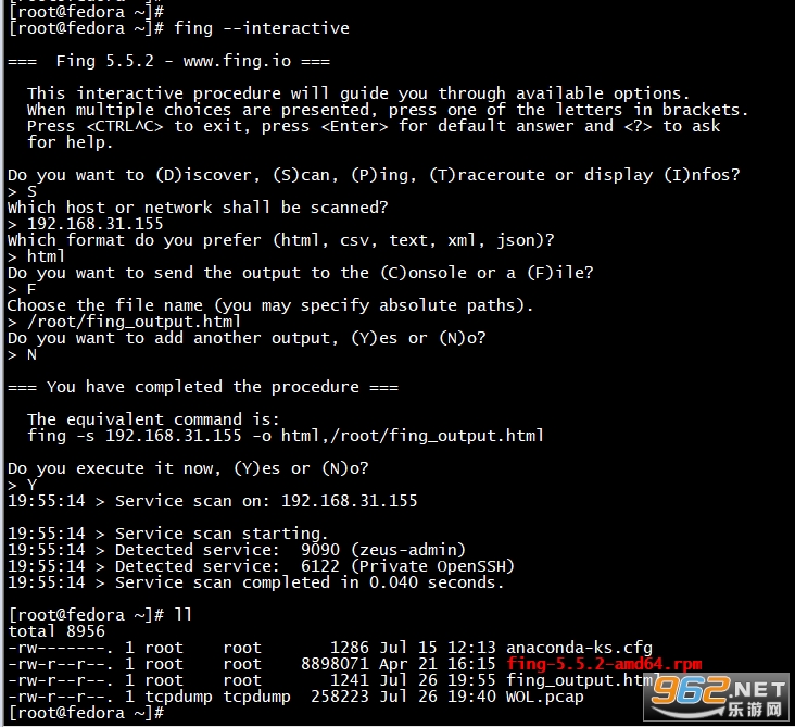fing网络扫描仪查看网络摄像头