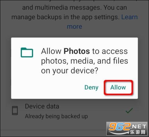 Google One app