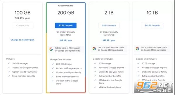 Google One app
