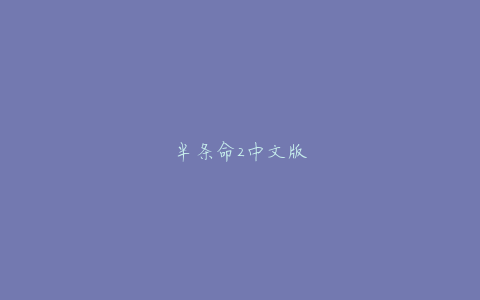 半条命2中文版