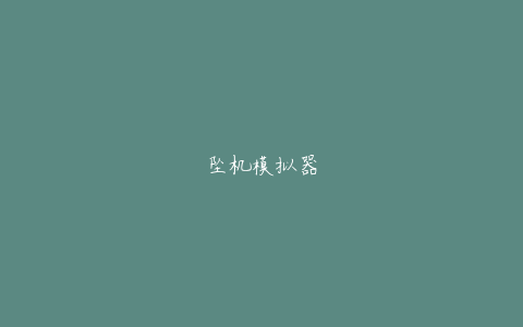 坠机模拟器