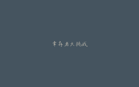 幸存者大挑战