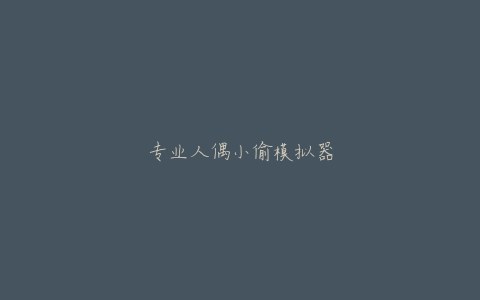 专业人偶小偷模拟器