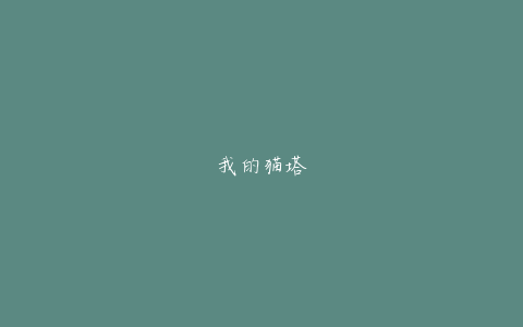 我的猫塔
