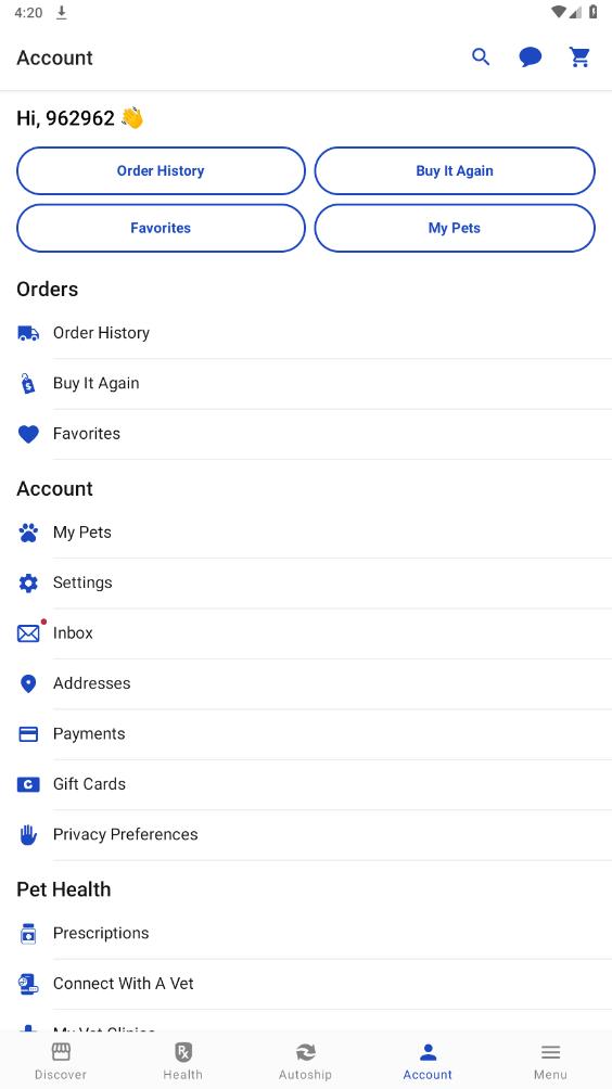 Chewy宠物电商app