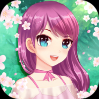 时尚女孩的装扮秀