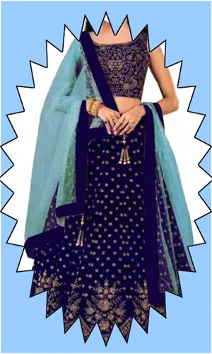 女孩的勒亨加纱丽套装(Lehenga Choli)app