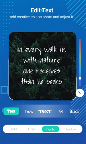 图文结合图片配文(TextOnPic)app