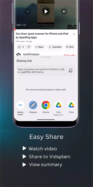 视频摘要说明(Vidsplain)app