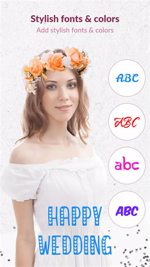 婚礼花冠编辑器(Flower Crown for Wedding)app