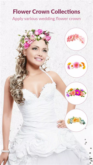 婚礼花冠编辑器(Flower Crown for Wedding)app