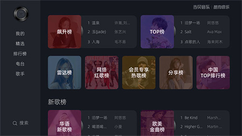 当贝酷狗音乐TV版