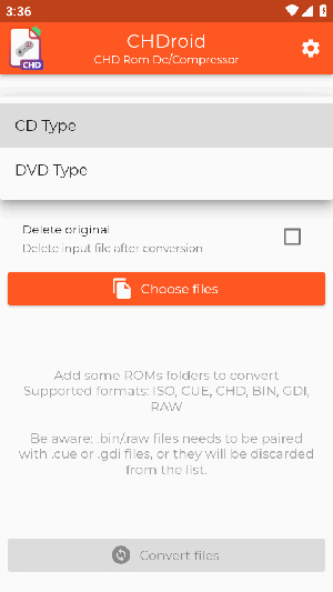 CHD文件转换器app