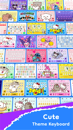 字体键盘主题和贴纸app